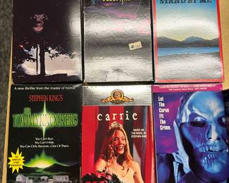 STEPHEN KING VHS MOVIES