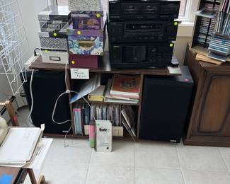 BOSE SPREAKERS 100 DISC CD CHANGER TAPE PLAYER AND STEREO RECIVER 