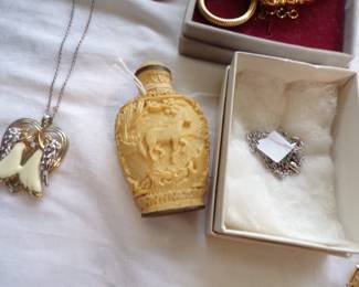 Antique Carved Snuff Bottle