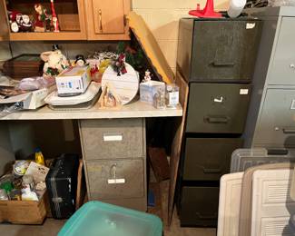 more file cabinets, more decor, some kitchen gadgets