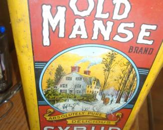 antique syrup can (one gallon)