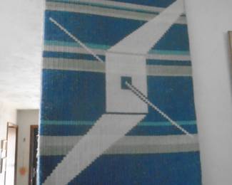 hand made rug from one of the looms
