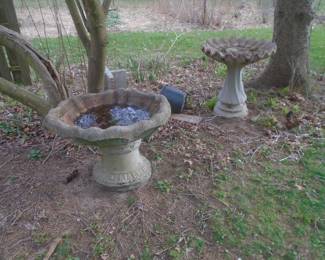 cement bird baths
