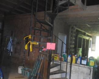 steel spiral staircase