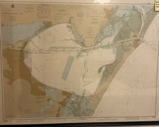 1940’s Corpus Christi bay map