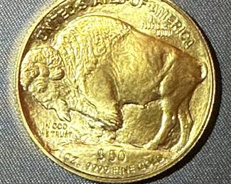 Gold 1 oz buffalo coin