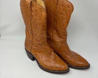 Ostrich boots