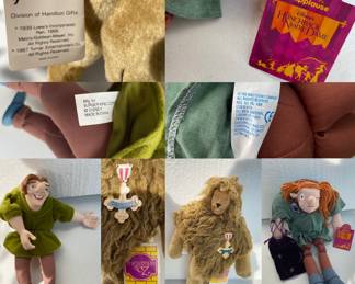 Vintage plush Cowardly Lion from Wizard of Oz
