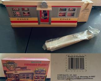 1989 Epoch Co., Ltd Japan Deluxe Furnished PlaySet Dixie’s Diner