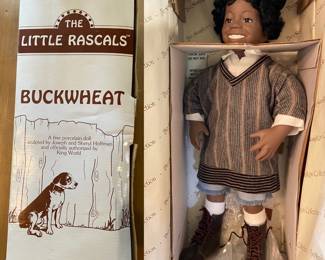 The Little Rascals Buckwheat Porcelain Doll by Joseph and Sheryl Hoffman