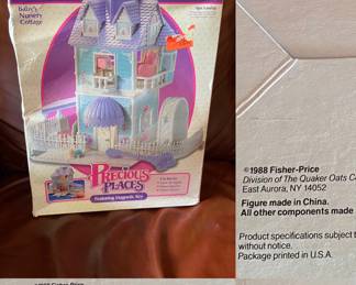 Vintage 1988 Fisher Price Precious Places Baby’s Nursery Cottage 