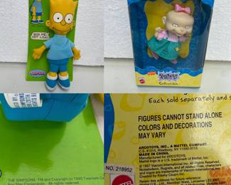 DanDee The Simpsons Bart Doll in Packaging 
1997 Mattel Rugrats Collectible Doll in Package 