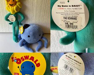 Oswald & Daisy by Gund Plush Toys with original tags
