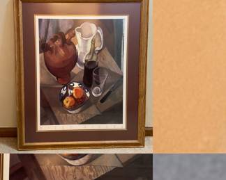 Diego Rivera Framed Large Still Life Print 