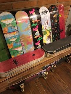 New and used skateboards and skate decks.   NOTE:  Will pre-sale on select items on this sale.  Please text to inquire.