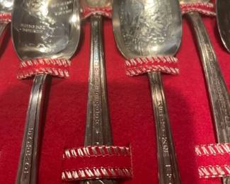 Antique Tudor Presidents Spoon Collection