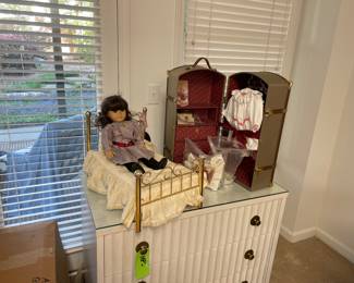 Samantha American Girl Doll and LOTS of clothing and accessories. Retired