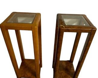 $140 USD     Pair Glass Top Tables/Plant Display Stands    12 x 12 x 35"H
Pickup Details
Please contact us to arrange for pick up. When you come, feel free to browse around our warehouse. We have so many amazing finds!
8300 B Merrifield Avenue, Merrifield, VA
In-Person Payment Details We accept cash, Venmo, Zelle, or credit card.