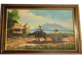 $175 USD     Original Working the Field Farm Artwork Painting    43 x 31"H
Pickup Details
Please contact us to arrange for pick up. When you come, feel free to browse around our warehouse. We have so many amazing finds!
8300 B Merrifield Avenue, Merrifield, VA
In-Person Payment Details
We accept cash, Venmo, Zelle, or credit card.