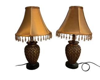 $200 USD      Pair of Pineapple Table Lamps w Hanging Beaded Shades    11 x 20"H
Pickup Details
Please contact us to arrange for pick up. When you come, feel free to browse around our warehouse. We have so many amazing finds!
8300 B Merrifield Avenue, Merrifield, VA
In-Person Payment Details
We accept cash, Venmo, Zelle, or credit card.