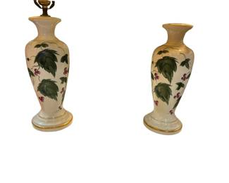 $200 USD     Pair of Hand Painted Cherries Table Lamp Vases     6 x 28"H
Pickup Details
Please contact us to arrange for pick up. When you come, feel free to browse around our warehouse. We have so many amazing finds!
8300 B Merrifield Avenue, Merrifield, VA
In-Person Payment Details
We accept cash, Venmo, Zelle, or credit card.