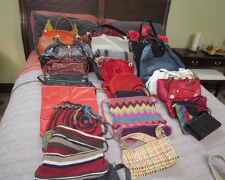 Designer purses including Prada, Brahmin, Dooney & Bourke, etc 