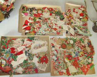 Vintage Christmas cut-outs and cards
