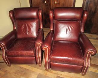 Ethan Allen leather recliners