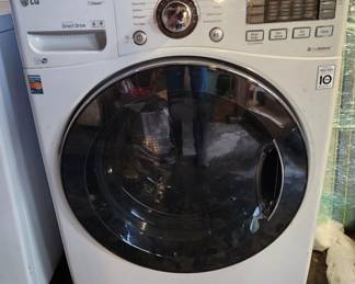 LG Steam Front-Load Washer $175 or bid #16