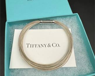 Tiffany & Co. 925 Silver Germany Strand Wire 7"