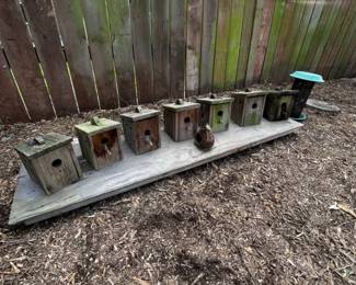 Outdoor Hanging Birdhouses and Feeders
