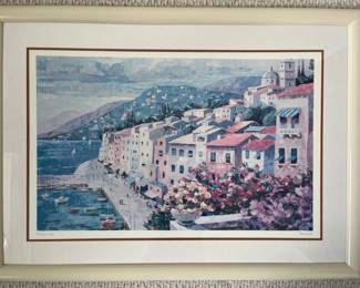 Large Framed Print of “Terrace View” by Edward Lake