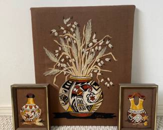 Handsewn Southwestern Art Pieces