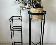Two Metal Plant Stands