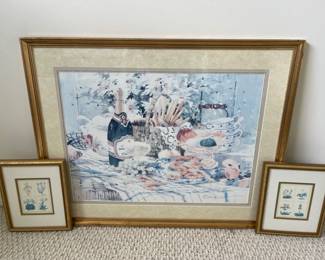 Three Framed Art Prints