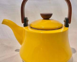 Vintage Danish Enamel Ware Teapot