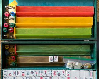 Vintage Bakelite Mahjong Set