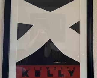 Ellsworth Kelly Vintage French Exhibition Poster