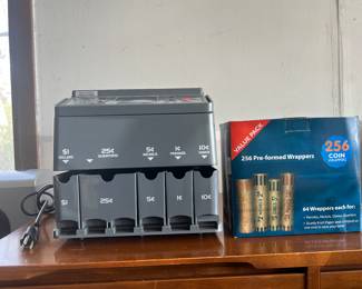 Cassida C300 Professional USD Coin Counter, Sorter and Wrapper/Roller, 300 coins/min, with Quickload