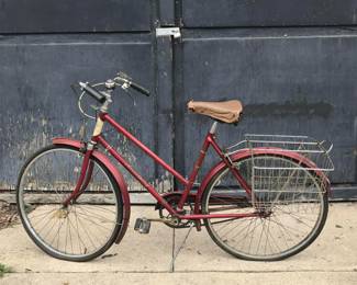 1949’s Vintage Bicycle with metal rear
Racks. 