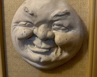 Admiration Cigars Advertising Chalkware Matchsafe Or Man in the moon