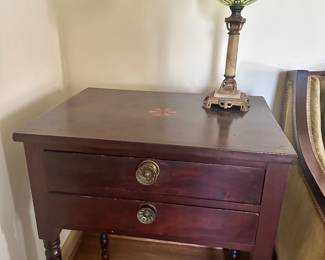 Sheraton 2 drawer night stand table