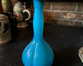 MINT~VINTAGE~1950's"XTRMLY RARE"FENTON GLASS"JAMESTOWN"OVERLAY"10" BARBER BOTTLE