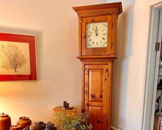 Faux Grandfather clock w/storage