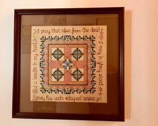 Hand made Needlepoint picture 