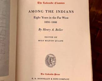 Among The Indians by Henry A. Boller 1959