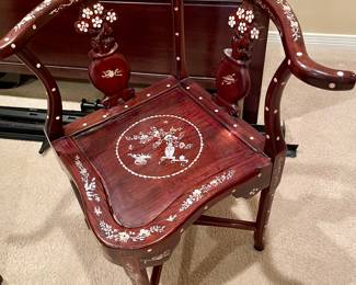 Asian Corner Chair $400