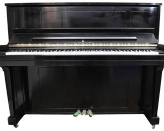 Steinway Upright Piano Model 1098 With Bench And Musical Books