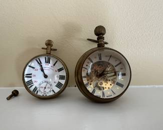 Antique magnifying ball clocks