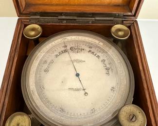 Short & Mason London antique barometer 